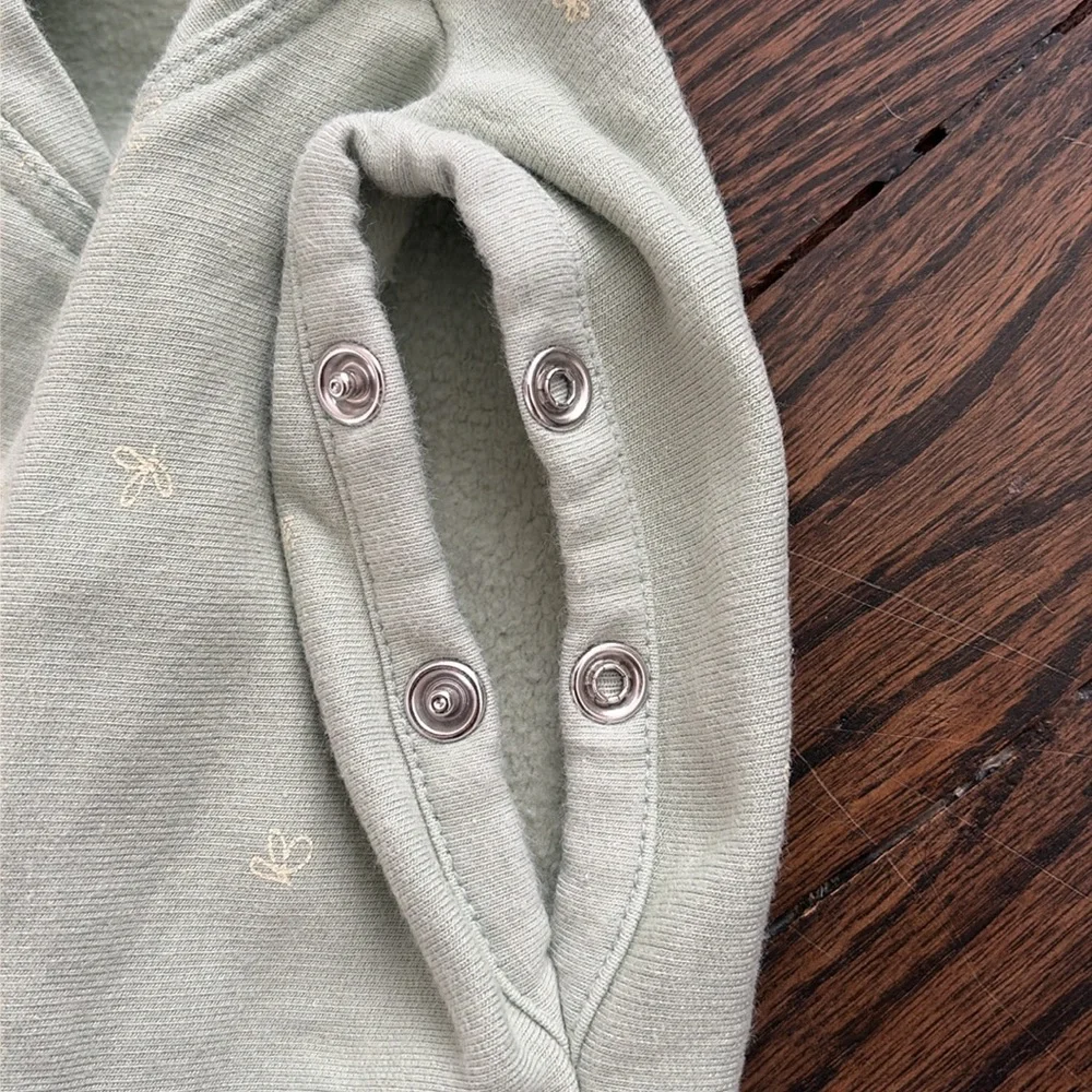 Ergo Pouch green Infant Sleep Sack One-Piece with Front Zipper
